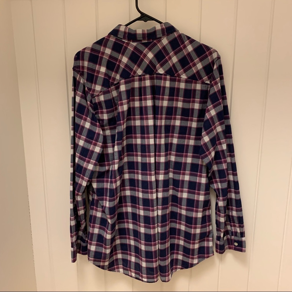 Eddie Bauer Button Down - Purple - image 3